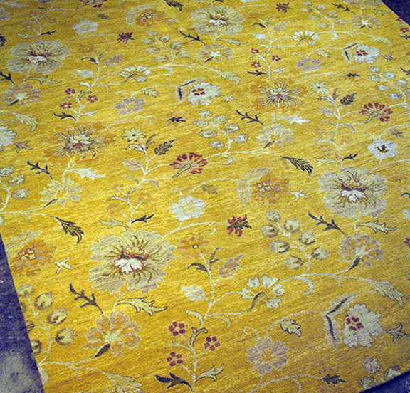 Yellow Oriental Rug Cleaning